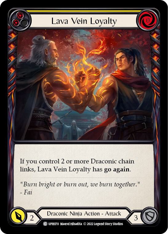 Lava Vein Loyalty (Yellow), Uprising UPR070