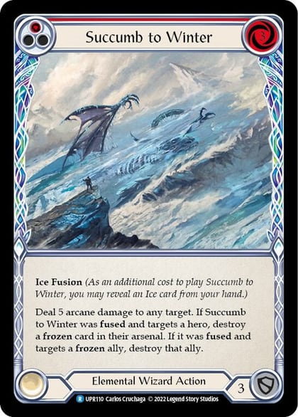 Succumb to Winter (Red), Uprising UPR110