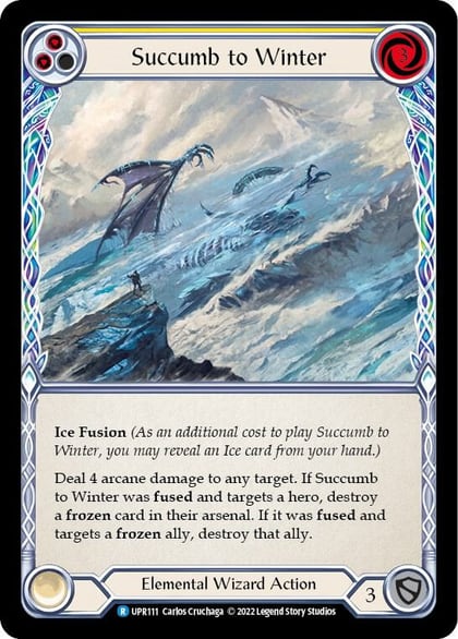 Succumb to Winter (Yellow), Uprising UPR111
