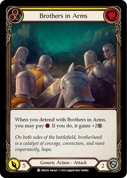 Brothers in Arms (Yellow), Uprising UPR204