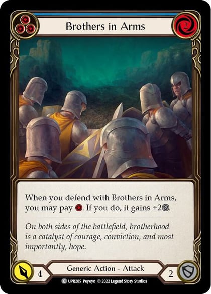 Brothers in Arms (Blue), Uprising UPR205