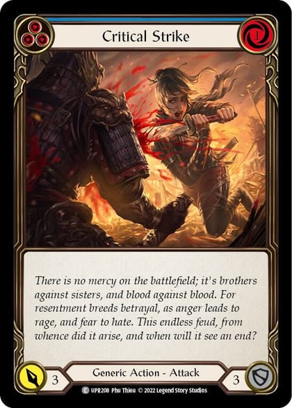 Critical Strike (Blue), Uprising UPR208