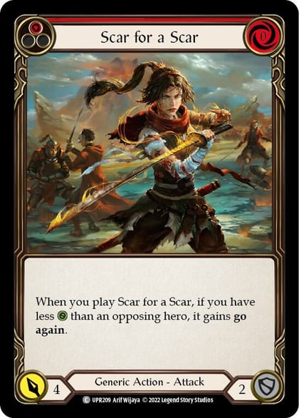 Scar for a Scar (Red), Uprising UPR209