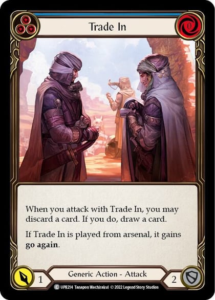 Trade In (Blue), Uprising UPR214
