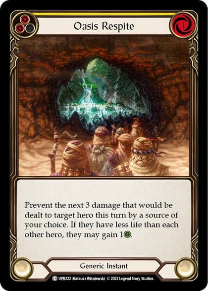Oasis Respite (Yellow), Uprising UPR222