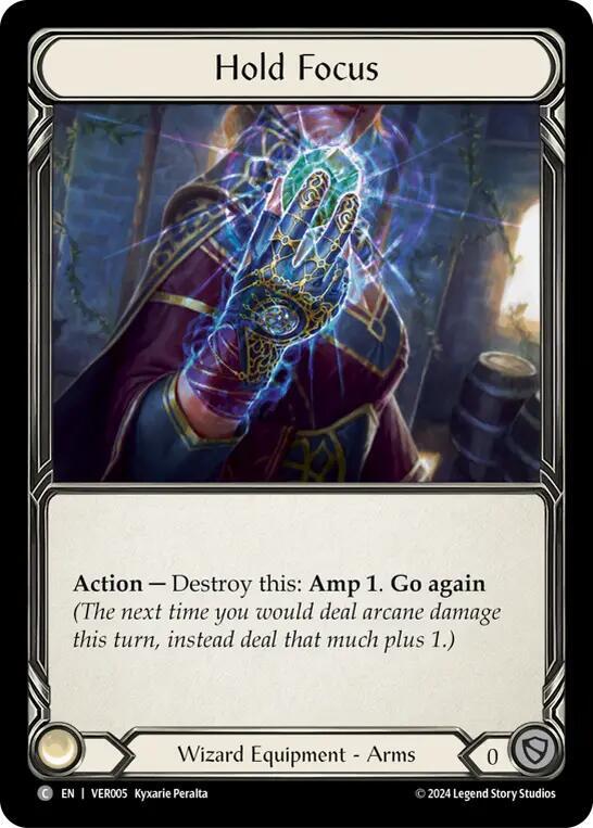 Hold Focus, Blitz Deck: Rosetta - Verdance VER005