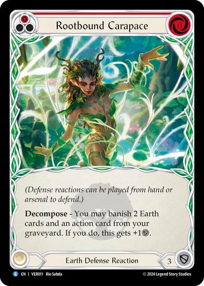 Rootbound Carapace (Red), Blitz Deck: Rosetta - Verdance VER011