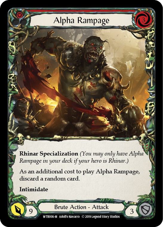 Alpha Rampage, Welcome to Rathe WTR006