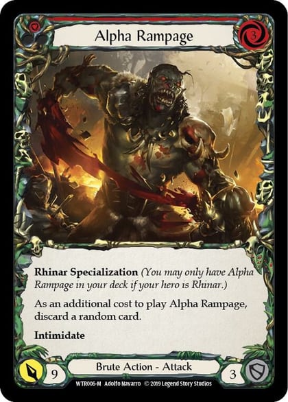 Alpha Rampage, Welcome to Rathe WTR006