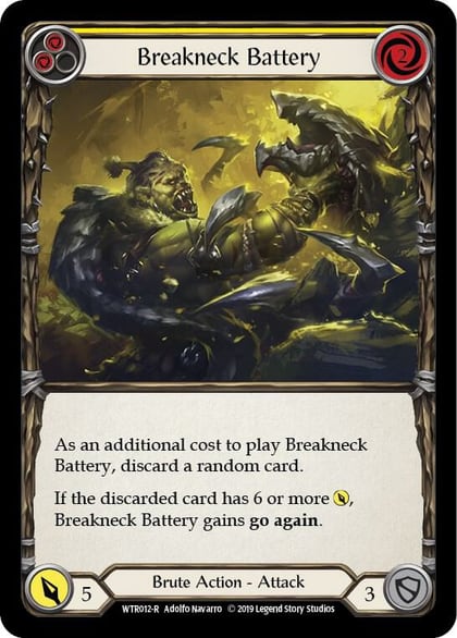Breakneck Battery (Yellow), Welcome to Rathe WTR012