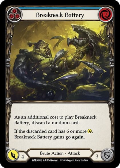 Breakneck Battery (Blue), Welcome to Rathe WTR013