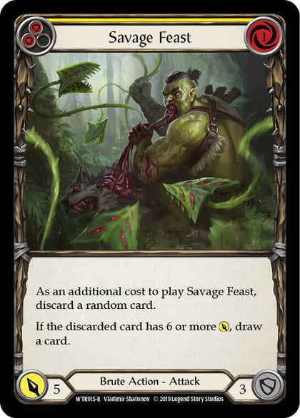 Savage Feast (Yellow), Welcome to Rathe WTR015