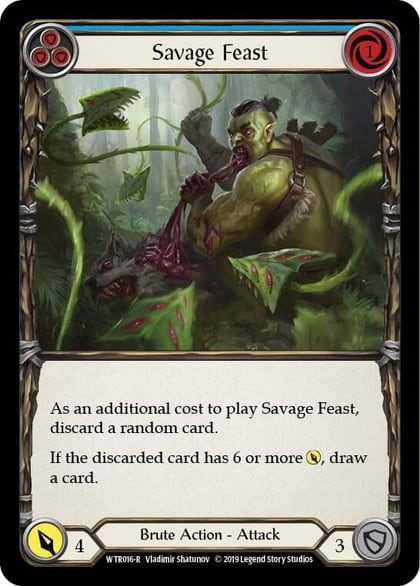 Savage Feast (Blue), Welcome to Rathe WTR016