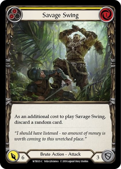 Savage Swing (Yellow), Welcome to Rathe WTR021