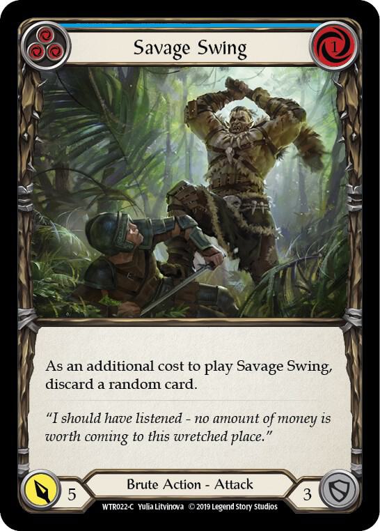Savage Swing (Blue), Welcome to Rathe WTR022