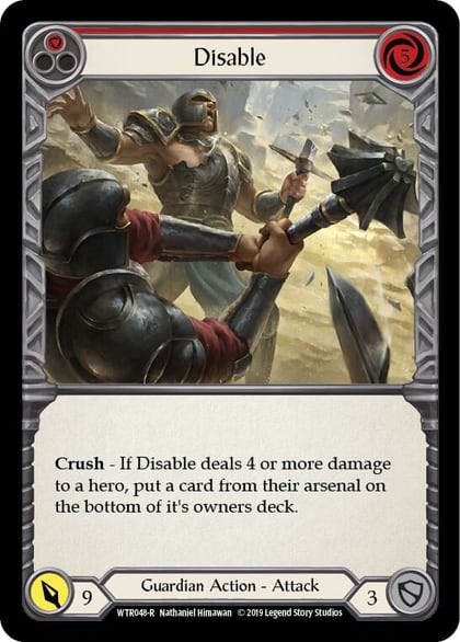 Disable (Red), Welcome to Rathe WTR048