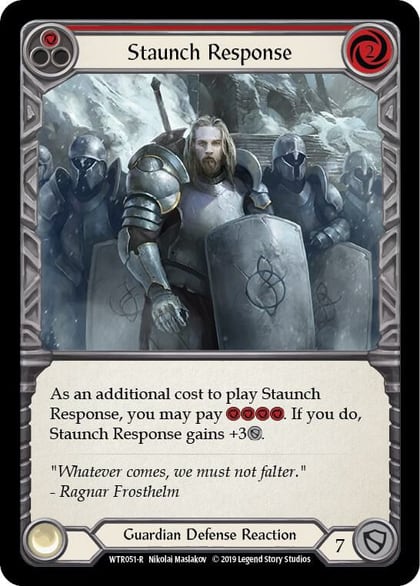 Staunch Response (Red), Welcome to Rathe WTR051