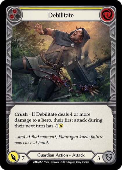 Debilitate (Yellow), Welcome to Rathe WTR067