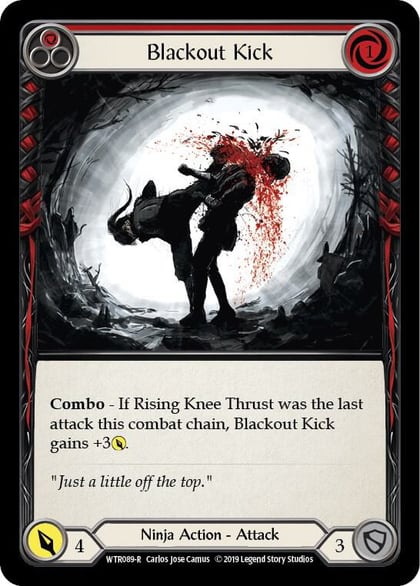 Blackout Kick (Red), Welcome to Rathe WTR089