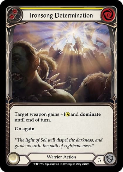 Ironsong Determination, Welcome to Rathe WTR122