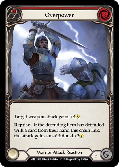 Overpower (Red), Welcome to Rathe WTR123