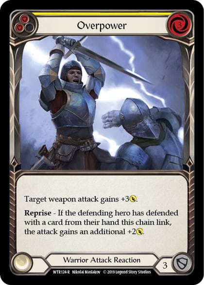 Overpower (Yellow), Welcome to Rathe WTR124