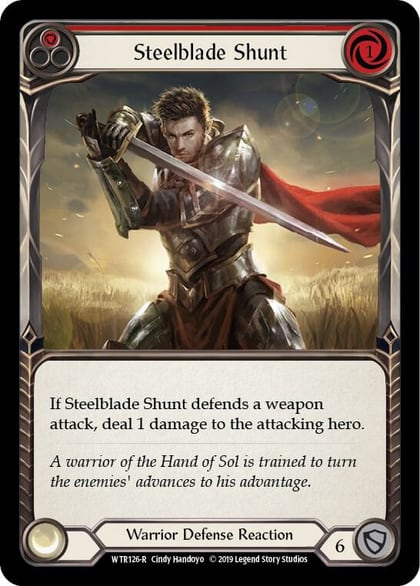 Steelblade Shunt (Red), Welcome to Rathe WTR126