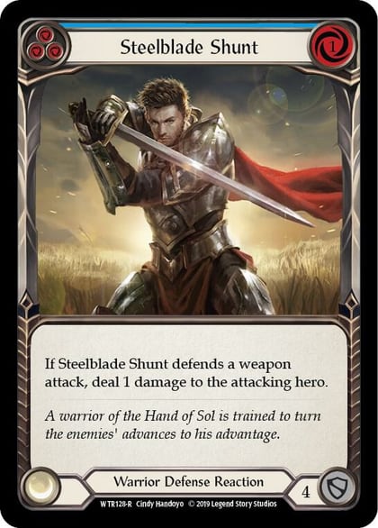 Steelblade Shunt (Blue), Welcome to Rathe WTR128