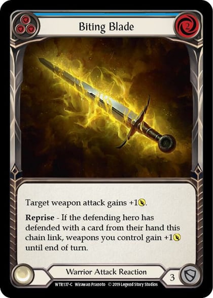 Biting Blade (Blue), Welcome to Rathe WTR137