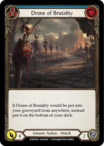 Drone of Brutality (Blue), Welcome to Rathe WTR166