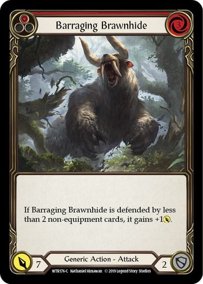 Barraging Brawnhide (Red), Welcome to Rathe WTR176