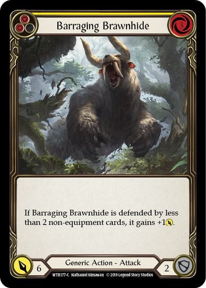 Barraging Brawnhide (Yellow), Welcome to Rathe WTR177