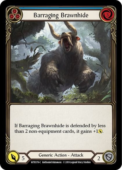 Barraging Brawnhide (Blue), Welcome to Rathe WTR178