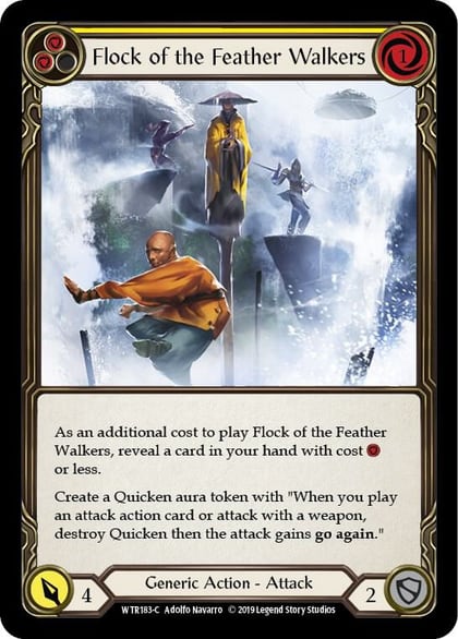 Flock of the Feather Walkers (Yellow), Welcome to Rathe WTR183