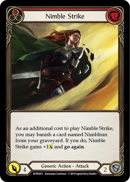 Nimble Strike (Red), Welcome to Rathe WTR185