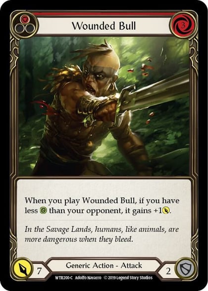 Wounded Bull (Red), Welcome to Rathe WTR200