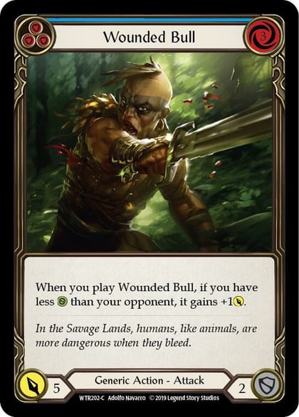 Wounded Bull (Blue), Welcome to Rathe WTR202