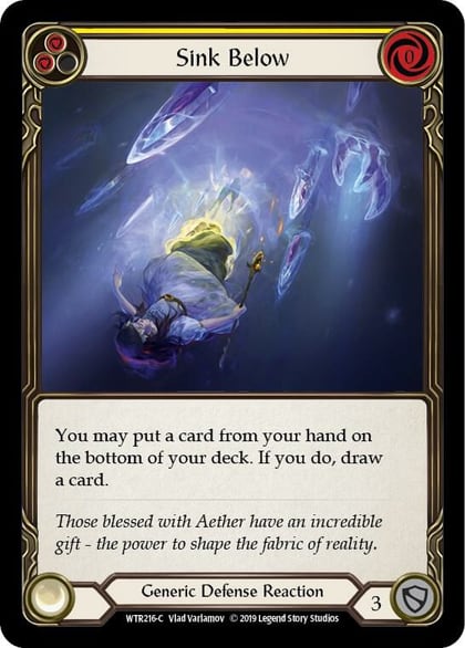 Sink Below (Yellow), Welcome to Rathe WTR216