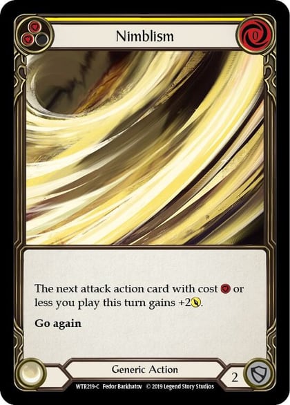 Nimblism (Yellow), Welcome to Rathe WTR219