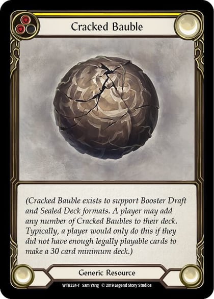 Cracked Bauble, Welcome to Rathe WTR224