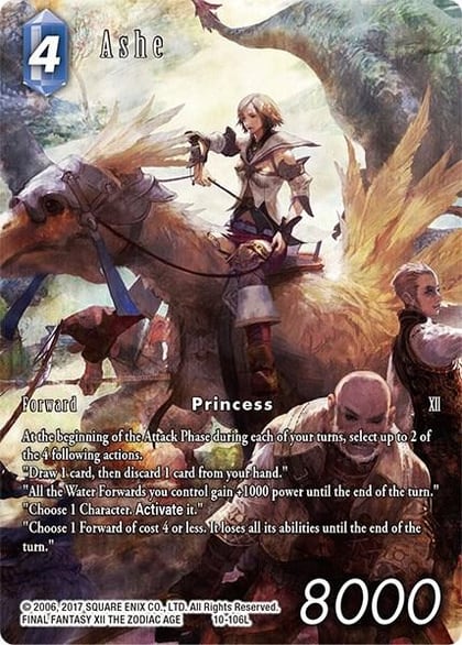 Ashe (Full Art Reprint), Crystal Dominion 10-106L