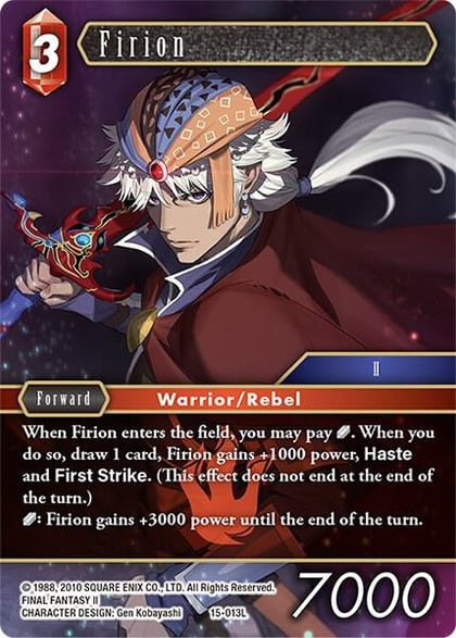Firion, Crystal Dominion 15-013L