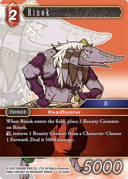 Rinok, Crystal Dominion 15-020R