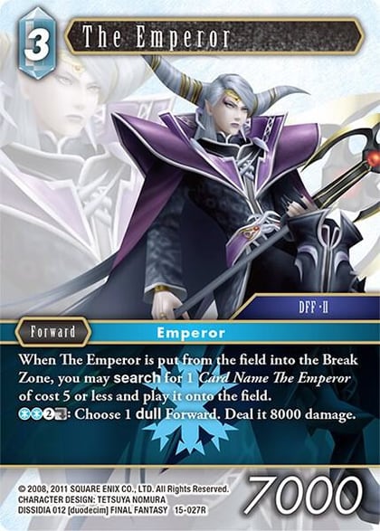 The Emperor, Crystal Dominion 15-027R