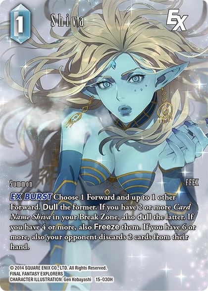 Shiva EX (Full Art), Crystal Dominion 15-030H