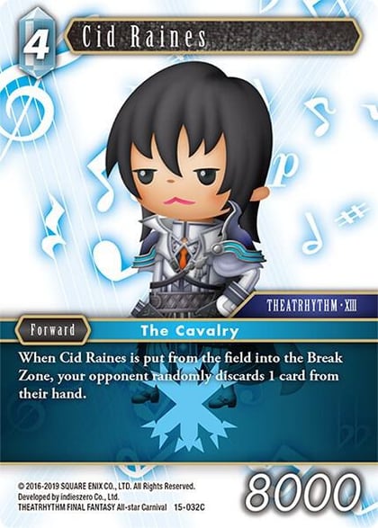 Cid Raines, Crystal Dominion 15-032C