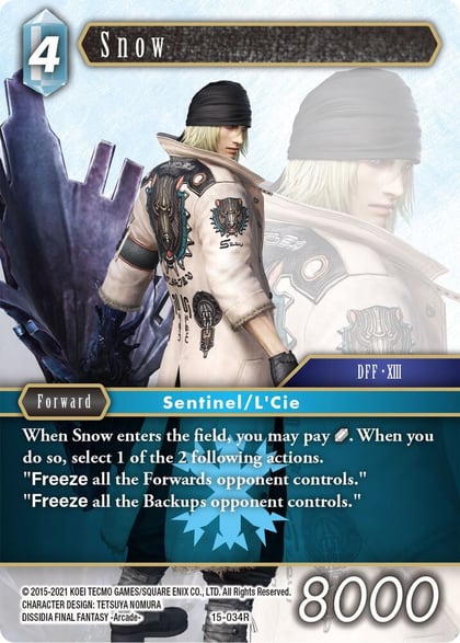 Snow, Crystal Dominion 15-034R