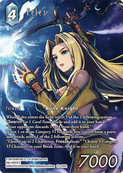 Celes (Full Art), Crystal Dominion 15-036H