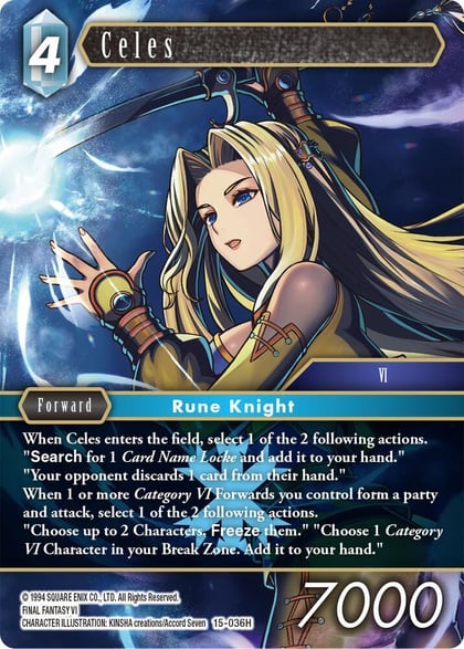 Celes, Crystal Dominion 15-036H