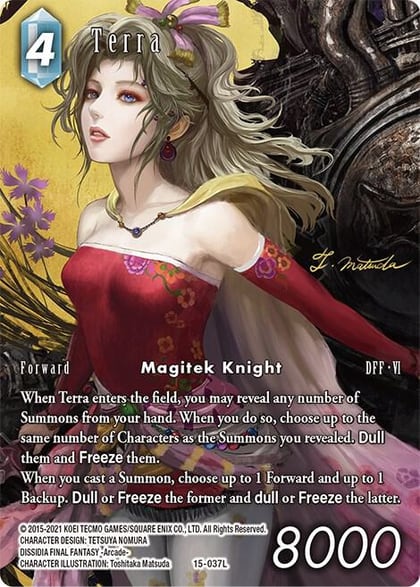 Terra (Full Art), Crystal Dominion 15-037L